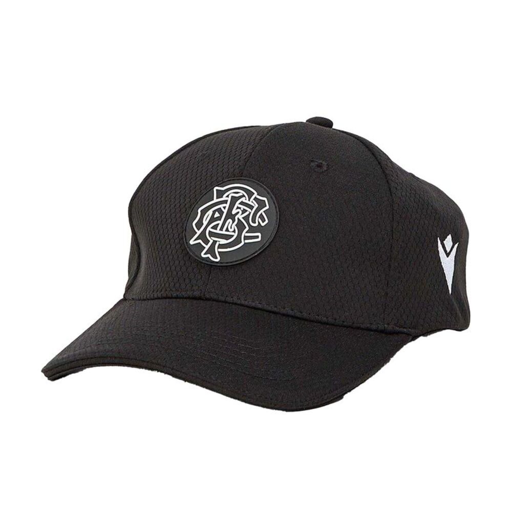 Macron Mens Barbarians Logo Baseball Cap / Black